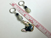 Boston Terrier Stitch Marker Set for Knitters , Stitch Markers - Jill's Beaded Knit Bits, Jill's Beaded Knit Bits
 - 4