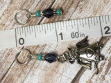 Snag Free Angel Cat Stitch Marker Set , Stitch Markers - Jill's Beaded Knit Bits, Jill's Beaded Knit Bits
 - 7
