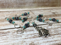 Snag Free Angel Cat Stitch Marker Set , Stitch Markers - Jill's Beaded Knit Bits, Jill's Beaded Knit Bits
 - 3