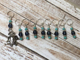 Snag Free Angel Cat Stitch Marker Set , Stitch Markers - Jill's Beaded Knit Bits, Jill's Beaded Knit Bits
 - 5