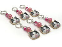 Cat Cuteness Stitch Markers for Knitting with Snag Free Rings