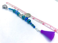 Chubby Owl Beaded Scissor Fob Jewelry