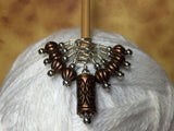 Stitch Marker Set- Copper Acrylic , Stitch Markers - Jill's Beaded Knit Bits, Jill's Beaded Knit Bits
 - 3