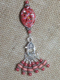 Coral Mosaic Stitch Marker Set , Stitch Markers - Jill's Beaded Knit Bits, Jill's Beaded Knit Bits
 - 3