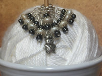 Cute Cow Knitting Stitch Marker Set , Stitch Markers - Jill's Beaded Knit Bits, Jill's Beaded Knit Bits
 - 1