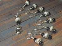 Cute Cow Knitting Stitch Marker Set , Stitch Markers - Jill's Beaded Knit Bits, Jill's Beaded Knit Bits
 - 6