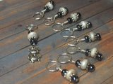 Cute Cow Knitting Stitch Marker Set , Stitch Markers - Jill's Beaded Knit Bits, Jill's Beaded Knit Bits
 - 6