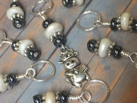 Cute Cow Knitting Stitch Marker Set , Stitch Markers - Jill's Beaded Knit Bits, Jill's Beaded Knit Bits
 - 4