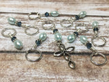 Baby Blue Cross Stitch Marker Set , Stitch Markers - Jill's Beaded Knit Bits, Jill's Beaded Knit Bits
 - 4