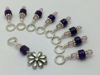 Daisy Knitting Stitch Marker Set- Gift for Knitters , Stitch Markers - Jill's Beaded Knit Bits, Jill's Beaded Knit Bits
 - 2