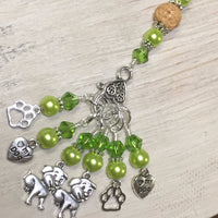 Dog Lovers Stitch Marker Set And Beaded Stitch Marker Holder , Stitch Markers - Jill's Beaded Knit Bits, Jill's Beaded Knit Bits
 - 2