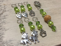 Dog Lovers Stitch Marker Set And Beaded Stitch Marker Holder , Stitch Markers - Jill's Beaded Knit Bits, Jill's Beaded Knit Bits
 - 1