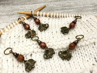 Elephant Stitch Markers - Snag Free