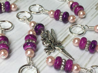 Pink Fairy Stitch Marker Set , Stitch Markers - Jill's Beaded Knit Bits, Jill's Beaded Knit Bits
 - 2