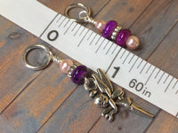 Pink Fairy Stitch Marker Set , Stitch Markers - Jill's Beaded Knit Bits, Jill's Beaded Knit Bits
 - 5