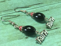 Faith Dangle Earrings , Jewelry - Jill's Beaded Knit Bits, Jill's Beaded Knit Bits
 - 4