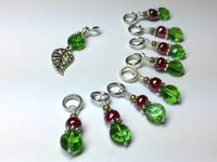 Filagree Leaf Snag Free Stitch Marker Set , Stitch Markers - Jill's Beaded Knit Bits, Jill's Beaded Knit Bits
 - 9