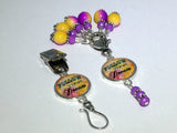 "Follow Your Dream" Portuguese Knitting Pin & Stitch Marker Gift Set , Portugese Knitting Pin - Jill's Beaded Knit Bits, Jill's Beaded Knit Bits
 - 7