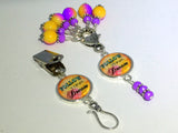 "Follow Your Dream" Portuguese Knitting Pin & Stitch Marker Gift Set , Portugese Knitting Pin - Jill's Beaded Knit Bits, Jill's Beaded Knit Bits
 - 4