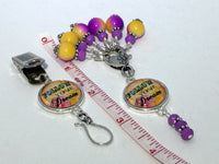 "Follow Your Dream" Portuguese Knitting Pin & Stitch Marker Gift Set , Portugese Knitting Pin - Jill's Beaded Knit Bits, Jill's Beaded Knit Bits
 - 5