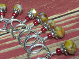 Giraffe Stitch Marker Set in Yellow , Stitch Markers - Jill's Beaded Knit Bits, Jill's Beaded Knit Bits
 - 5