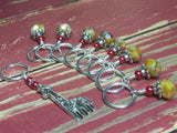 Giraffe Stitch Marker Set in Yellow , Stitch Markers - Jill's Beaded Knit Bits, Jill's Beaded Knit Bits
 - 2