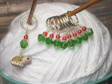 Turtle Snag Free Stitch Marker Set , Stitch Markers - Jill's Beaded Knit Bits, Jill's Beaded Knit Bits
 - 6