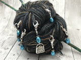 Handbag Removable Stitch Marker Set for Knitting or Crochet , Stitch Markers - Jill's Beaded Knit Bits, Jill's Beaded Knit Bits
 - 3