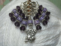 Happy Cat Stitch Marker Set , Stitch Markers - Jill's Beaded Knit Bits, Jill's Beaded Knit Bits
 - 1