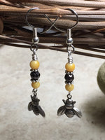 Honey Bee Earrings , jewelry - Jill's Beaded Knit Bits, Jill's Beaded Knit Bits
 - 5