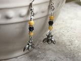 Honey Bee Earrings , jewelry - Jill's Beaded Knit Bits, Jill's Beaded Knit Bits
 - 2