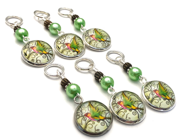 Hummingbird Stitch Markers for Knitting