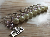 I Love Knitting Stitch Marker Set , Stitch Markers - Jill's Beaded Knit Bits, Jill's Beaded Knit Bits
 - 2