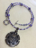 Beaded Yarn Cutter Necklace- Purple , jewelry - Jill's Beaded Knit Bits, Jill's Beaded Knit Bits
 - 7