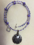 Beaded Yarn Cutter Necklace- Purple , jewelry - Jill's Beaded Knit Bits, Jill's Beaded Knit Bits
 - 9