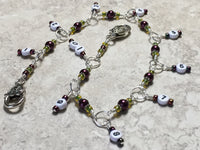 Chain Style Row Counter- Wine/Olive , Stitch Markers - Jill's Beaded Knit Bits, Jill's Beaded Knit Bits
 - 4