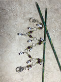 Chain Style Row Counter- Wine/Olive , Stitch Markers - Jill's Beaded Knit Bits, Jill's Beaded Knit Bits
 - 5