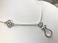 Celtic Knot Stitch Marker Necklace | Portuguese Knitting Yarn Holder