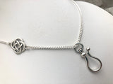 Celtic Knot Stitch Marker Necklace | Portuguese Knitting Yarn Holder