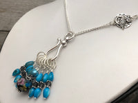 Owl Stitch Marker Necklace | Portuguese Knitting Yarn Holder