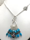 Owl Stitch Marker Necklace | Portuguese Knitting Yarn Holder