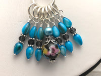 Owl Stitch Marker Necklace | Portuguese Knitting Yarn Holder