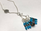 Owl Stitch Marker Necklace | Portuguese Knitting Yarn Holder