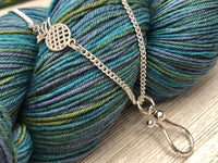 Pineapple Accent Stitch Marker Necklace