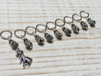 Dalmatian Stitch Marker Set , Stitch Markers - Jill's Beaded Knit Bits, Jill's Beaded Knit Bits
 - 2