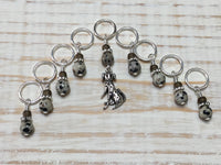 Dalmatian Stitch Marker Set , Stitch Markers - Jill's Beaded Knit Bits, Jill's Beaded Knit Bits
 - 6