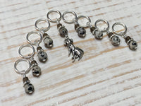 Dalmatian Stitch Marker Set , Stitch Markers - Jill's Beaded Knit Bits, Jill's Beaded Knit Bits
 - 7