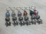 Pot Belly Cat Stitch Markers , Stitch Markers - Jill's Beaded Knit Bits, Jill's Beaded Knit Bits
 - 6