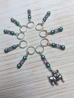 Bulldog Stitch Marker Set- Snag Free , Stitch Markers - Jill's Beaded Knit Bits, Jill's Beaded Knit Bits
 - 6