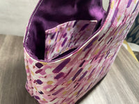 Large Walk Around Knitting Project Bag, Crochet Project Bag, Knitting Tote